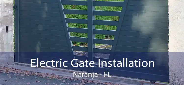  Electric Gate Installation Naranja - FL