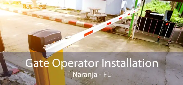  Gate Operator Installation Naranja - FL
